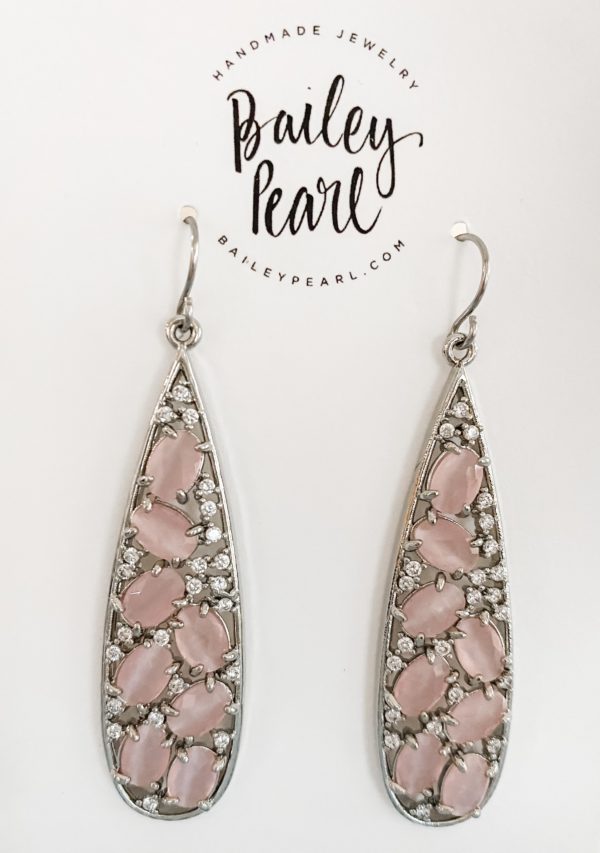 Rose Quartz Earrings