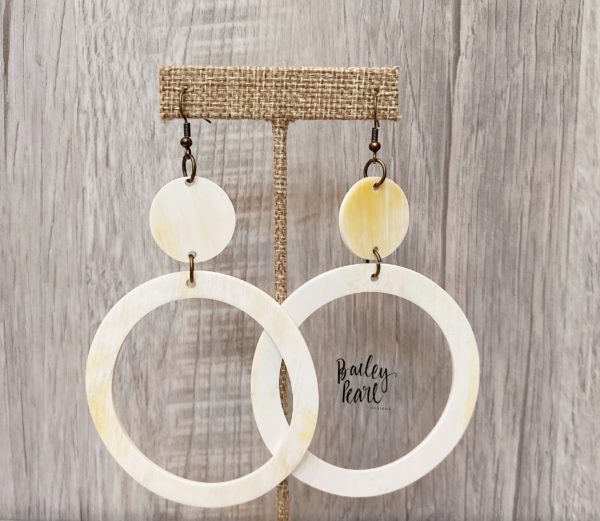 Horn Hoop Earrings